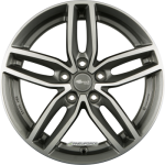 RC DESIGN - RC29 HIMALAYA GREY VOLL-POLIERT (HGVP) 8,5X20 LK:5/127 ET:56 ML:71,6